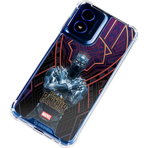 Marvel Black Panther Wakanda Salute Moto G 5G (2024) Clear Case
